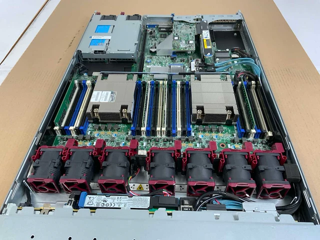 Hp proliant dl360, 2x xeon(r) e5-2620, 4x 16 gb ram, 3x 1 tb(mz-75e1t0) rack mount chassis - afbeelding 7 van  9