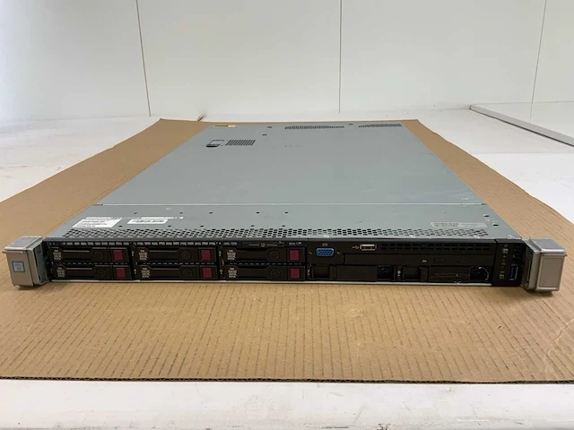 Hp proliant dl360 g9, 2x xeon(r) e5-2620 v3, 8x 8 gb ram, 5x 600 gb sas(eg000600jwjnp) - 1x 600 gb sas(eg000600jwebh) rack mount chassis - afbeelding 1 van  10