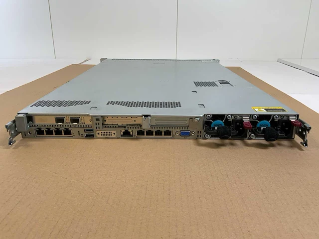 Hp proliant dl360 g9, 2x xeon(r) e5-2650 v4, 8x 16 gb ram, 3x 480 gb ssd(lk0480gfjsk) - 2x 1.8 tb sas(al14seb18eq) rack mount chassis - afbeelding 4 van  9