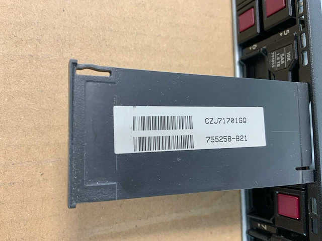 Hp proliant dl360 g9, 2x xeon(r) e5-2650 v4, 8x 16 gb ram, 3x 480 gb ssd(lk0480gfjsk) - 2x 1.8 tb sas(al14seb18eq) rack mount chassis - afbeelding 9 van  10