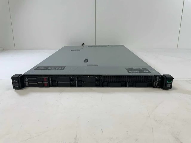 Hp proliant dl360 gen10, 2x xeon(r) gold 5115, 8x 8gb ram, 2x 480 gb ssd (vk000480gwjpe) rack mount chassis - afbeelding 1 van  9