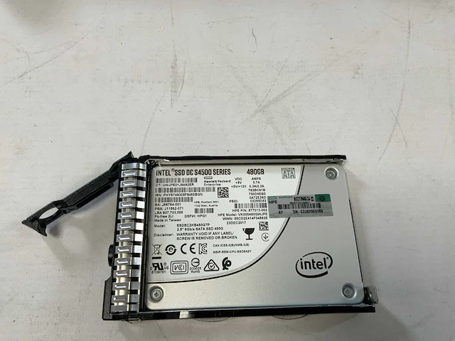 Hp proliant dl360 gen10, 2x xeon(r) gold 5115, 8x 8gb ram, 2x 480 gb ssd (vk000480gwjpe) rack mount chassis - afbeelding 8 van  9