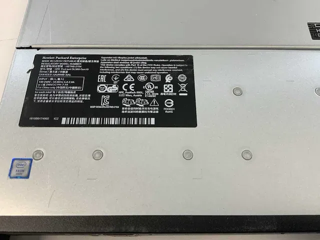 Hp proliant dl360 gen10, 2x xeon(r) gold 6142, 12x 64 gb ram, 2x 960 gb ssd (mk000960gwugh) rack mount chassis - afbeelding 6 van  8