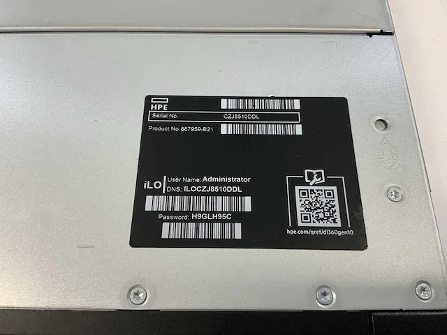 Hp proliant dl360 gen10, 2x xeon(r) gold 6142, 12x 64 gb ram, 2x 960 gb ssd (mk000960gwugh) rack mount chassis - afbeelding 7 van  8