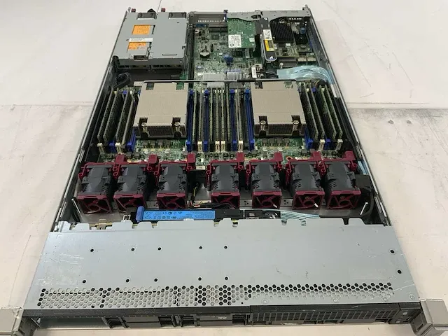 Hp proliant dl360 gen9, 2x xeon(r) e5-2690 v3, 14x 32 gb ram, no hdd rack mount chassis - afbeelding 7 van  9