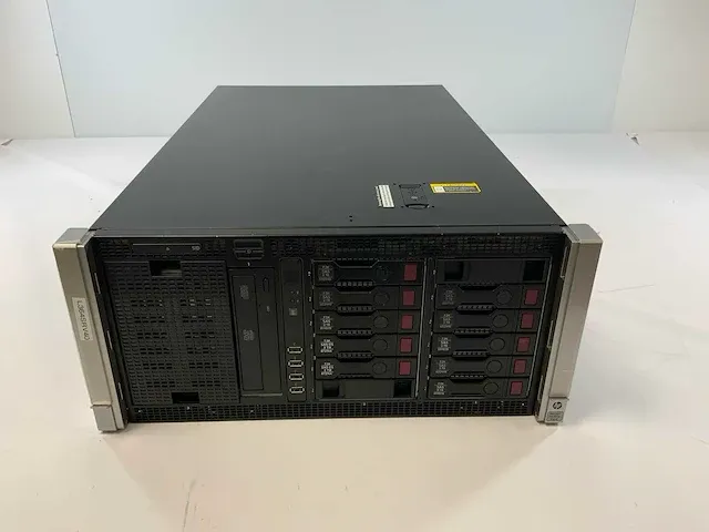 Hp proliant ml350p gen 8, xeon(r) cpu e5-2670 v2, 48 gb ram, 20 tb ssd tower server - afbeelding 2 van  8