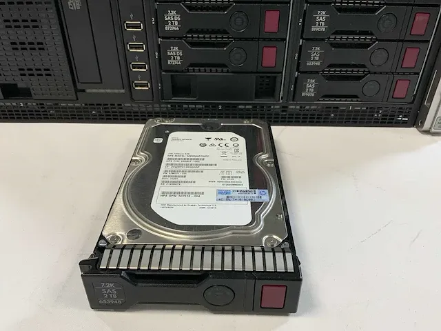 Hp proliant ml350p gen 8, xeon(r) cpu e5-2670 v2, 48 gb ram, 20 tb ssd tower server - afbeelding 5 van  8