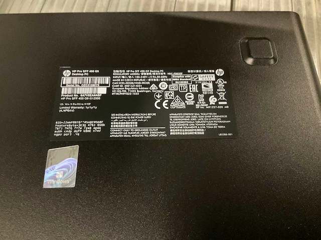 Hp prosff 400 g9 desktop - afbeelding 2 van  2