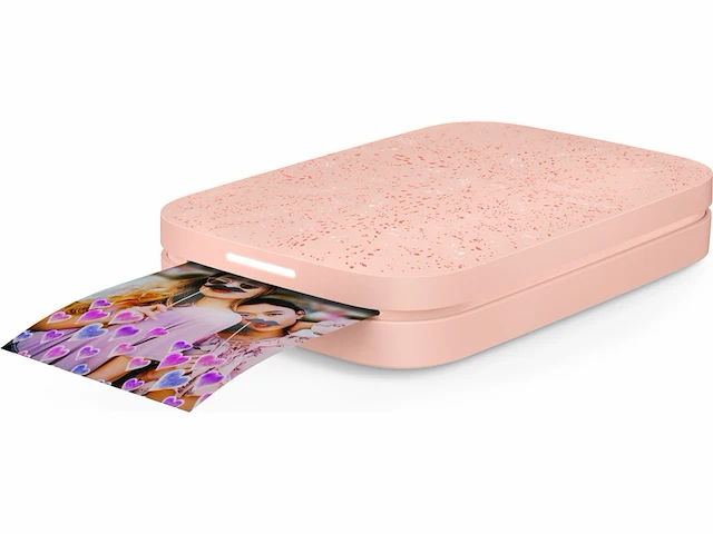 Hp sprocket new edition mobiele fotoprinter blush - afbeelding 2 van  5