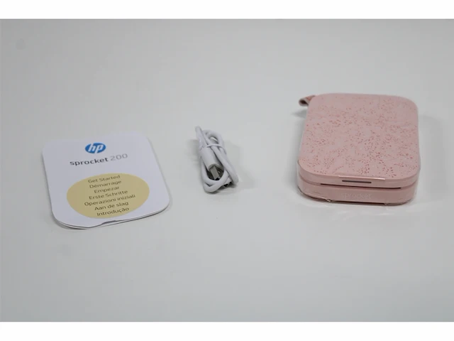 Hp sprocket new edition mobiele fotoprinter blush - afbeelding 5 van  5