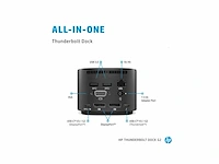 Hp thunderbolt dock g2 met combokabel - afbeelding 4 van  6