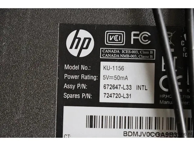 Hp toetsenbord - 12 stuks - afbeelding 12 van  13