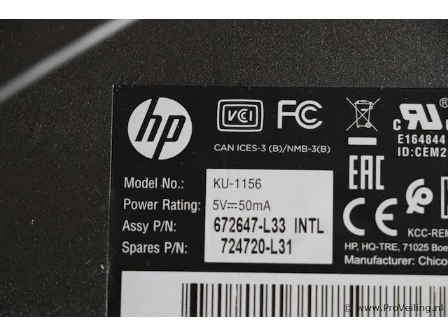 Hp toetsenbord - 4 stuks - afbeelding 4 van  4