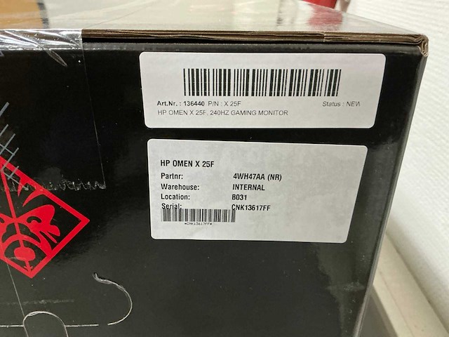 Hp x 25f monitor - afbeelding 3 van  3