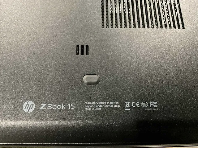 Hp z-book15 laptop - afbeelding 4 van  5