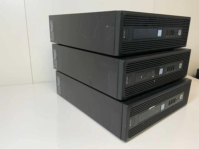 Hp z240, core(tm) i7 6e generatie, 16 gb ram, geen hdd, nvidia quadro k1200 mini workstations (3x) - afbeelding 3 van  5