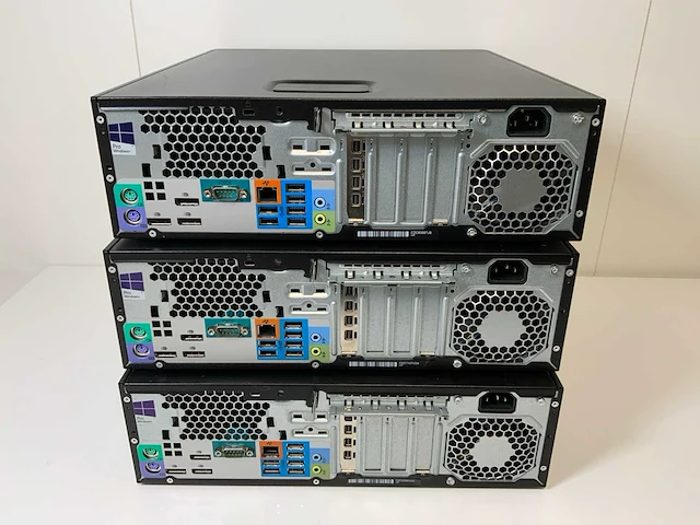 Hp z240, core(tm) i7 6e generatie, 16 gb ram, geen hdd, nvidia quadro k1200 mini workstations (3x) - afbeelding 4 van  5