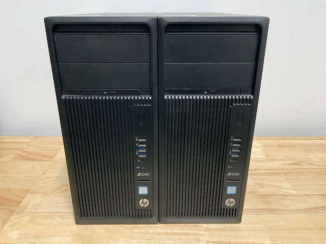 Hp z240 workstation (xeon) desktop (2x) - afbeelding 1 van  7
