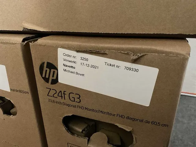 Hp z24f g3 fhd monitor (7x) - afbeelding 4 van  8