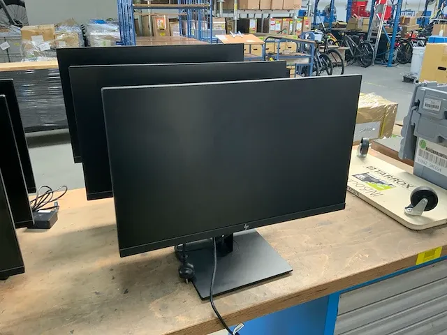 Hp z24nf en e24 monitor (3x) - afbeelding 1 van  5
