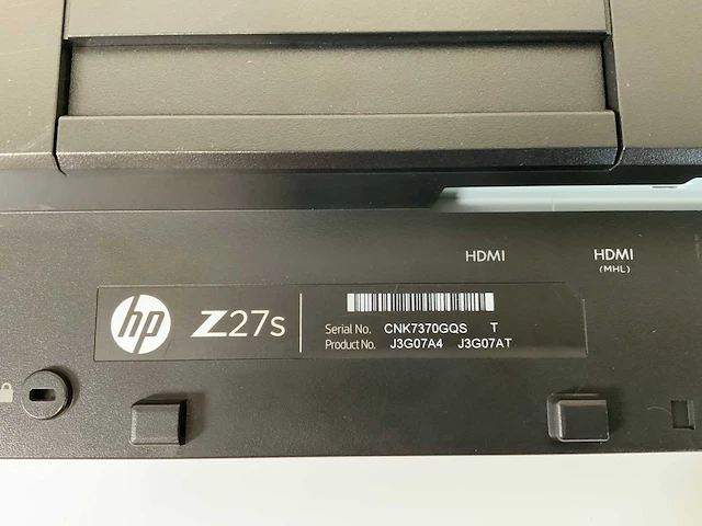 Hp (z27s) 27”, 3840x2160 (uhd) ips monitor - afbeelding 6 van  6