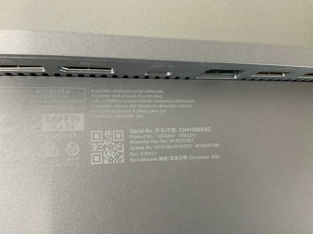 Hp (z27u g3) 27”, 2560x1440 (qhd) ips monitor - afbeelding 6 van  6