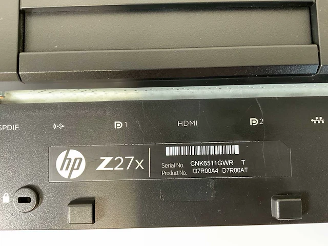 Hp (z27x) 27”, 2560x1440 (qhd) ips monitor - afbeelding 7 van  7