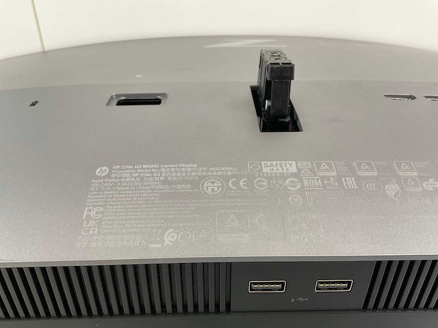 Hp (z34c g3) 34”, 3440x1440 (wqhd) ips monitor - afbeelding 6 van  6