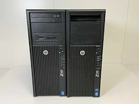 Hp z420, xeon(r) e5-1650, 16 gb ram, 1 tb hdd, nvidia quadro k1200 4 gb workstations (2x) - afbeelding 1 van  13