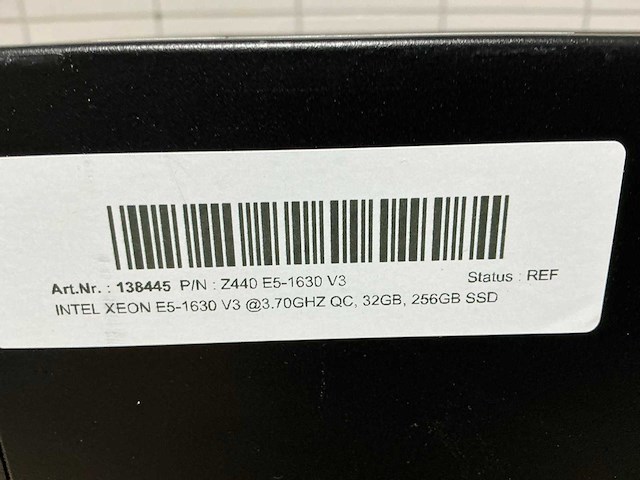 Hp z440 e5-1630 v3 desktop - afbeelding 6 van  6