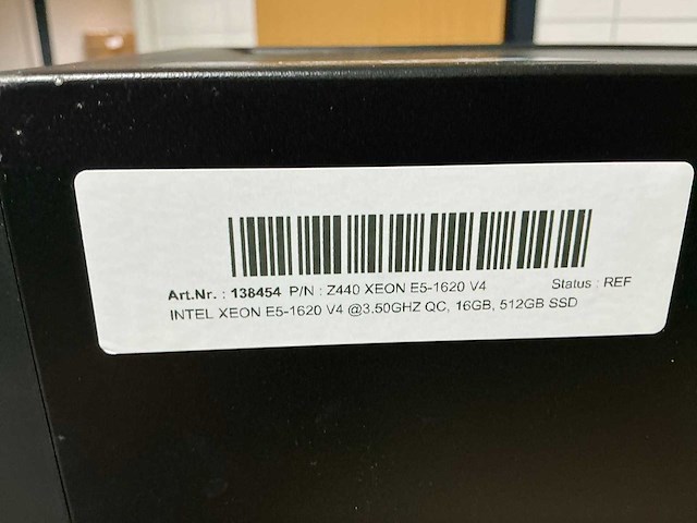 Hp z440 xeon e5-1620 v4 desktop - afbeelding 6 van  6
