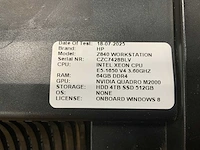 Hp z840 workstation(xeon) desktop - afbeelding 8 van  8