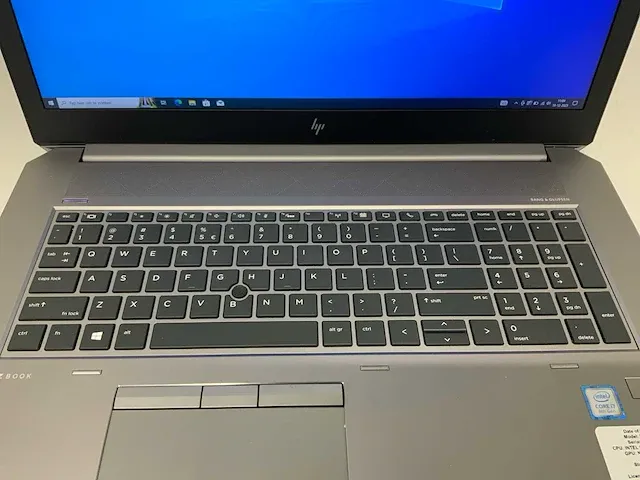 Hp zbook 17 g5 (i7-gen8) laptop - afbeelding 3 van  8