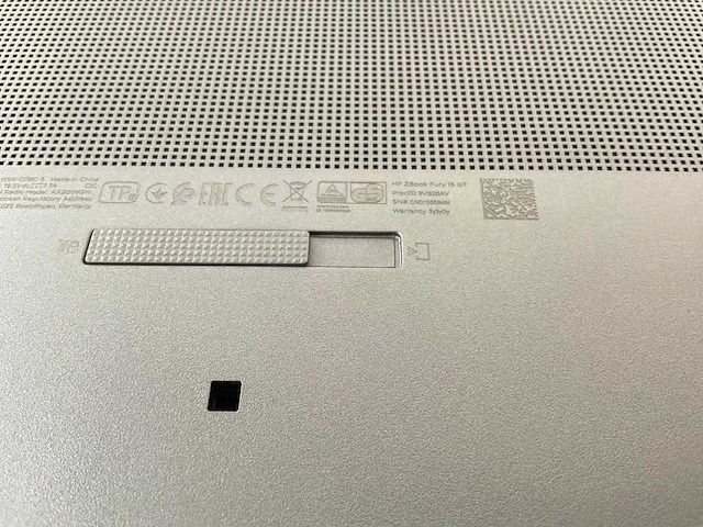 Hp zbook fury 15 g7 15,5”, core(tm) i7 10th gen, 32 gb ram, 1 tb sata, nvidia quadro t2000 4 gb mobile workstation - afbeelding 7 van  7