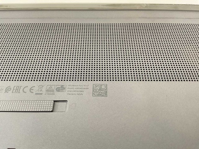Hp zbook fury 15 g7 15.5”, core(tm) i9 10th gen, 64 gb ram, 1 tb nvme, nvdia quadro t2000 4 gb mobile workstation - afbeelding 7 van  7