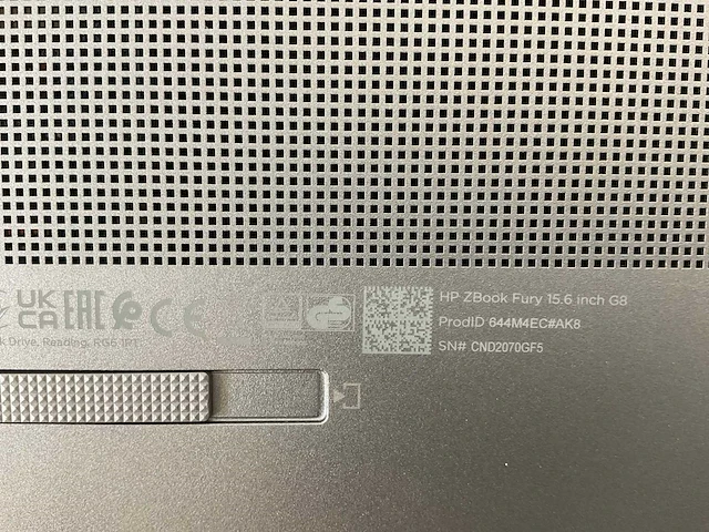 Hp zbook fury g8 15.5”, core(tm) i7 11th gen, 32 gb ram, 512 gb nvme, nvidia corp t1200 gpu 4 gb mobile workstation - afbeelding 7 van  7
