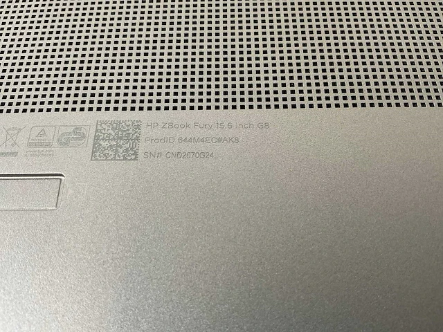 Hp zbook fury g8 15.5”, core(tm) i7 11th gen, 32 gb ram, 512 gb nvme, nvidia t1200 laptop 4 gb mobile workstation - afbeelding 8 van  8