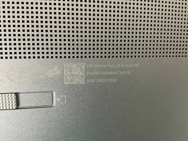 Hp zbook fury g8 15.5”, core(tm) i7 11th gen, 32 gb ram, 512 gb nvme, nvidia t1200 laptop 4 gb mobile workstation - afbeelding 8 van  8