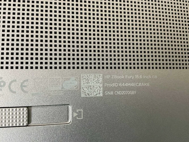 Hp zbook fury g8 15.5”, core(tm) i7 11th gen, 32 gb ram, 512 gb nvme, nvidia t1200 laptop 4 gb mobile workstation - afbeelding 8 van  8