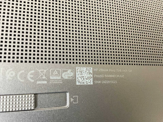 Hp zbook fury g8 15.5”, core(tm) i7 11th gen, 32 gb ram, 512 gb nvme, nvidia t1200 laptop 4 gb mobile workstation - afbeelding 8 van  8