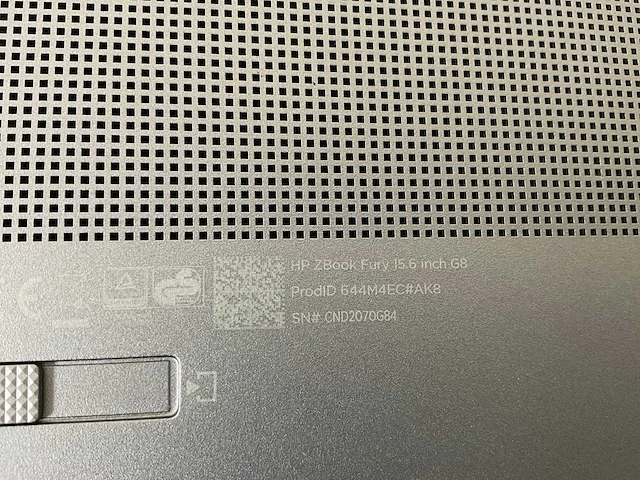 Hp zbook fury g8 15.5”, core(tm) i7 11th gen, 32 gb ram, no hdd, nvidia t1200 laptop 4 gb mobile workstation - afbeelding 8 van  8