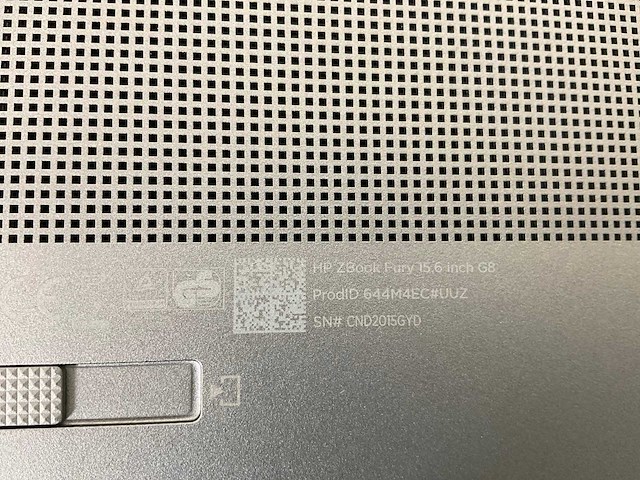 Hp zbook fury g8 15.6”, core(tm) i7 11th gen, 32 gb ram, 512 gb nvme, nvidia quadro t1200 4 gb mobile workstation - afbeelding 7 van  7