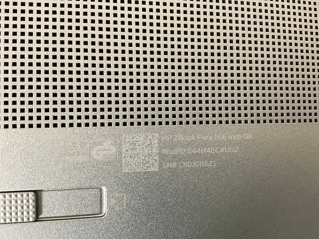 Hp zbook fury g8 15.6”, core(tm) i7 11th gen, 32 gb ram, 512 gb nvme, nvidia quadro t1200 4 gb mobile workstation - afbeelding 8 van  8