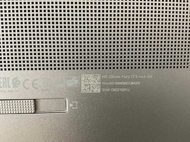 Hp zbook fury g8 17,3”, core(tm) i7 11th gen, 32 gb ram, 1 tb nvme, nvidia corp rtx a5000 16 gb mobile workstation - afbeelding 7 van  7