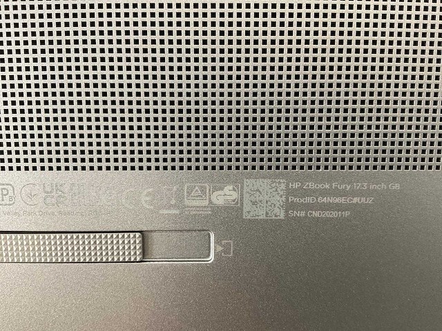 Hp zbook fury g8 17,3”, core(tm) i7 11th gen, 32 gb ram, 1 tb nvme, nvidia corp rtx a5000 16 gb mobile workstation - afbeelding 7 van  7