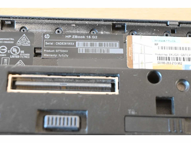 Hp zbook intel core i7 vpro laptop - afbeelding 4 van  4