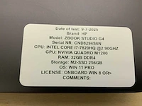 Hp zbook studio g4(i7) laptop - afbeelding 6 van  6