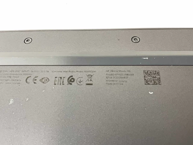 Hp zbook studio g5 15.5”, core(tm) i7 8th gen, 32 gb ram, 1 tb nvme, nvidia quadro p1000 4 gb mobile workstation - afbeelding 7 van  8
