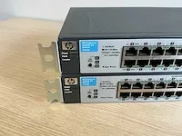 Hpe procurve 1810g-24 19" switch (2x) - afbeelding 2 van  3