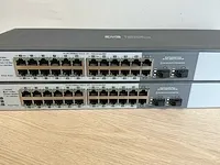 Hpe procurve 1810g-24 19" switch (2x) - afbeelding 3 van  3